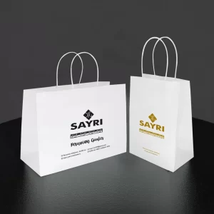 bolsas blancas de papel