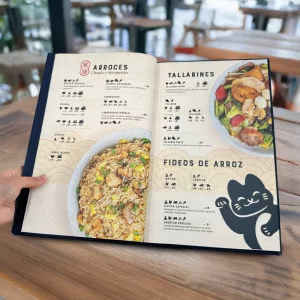 cartas para restaurante