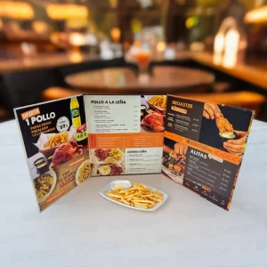 cartas para restaurante