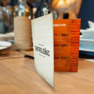 cartas para restaurante