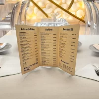 cartas para restaurante