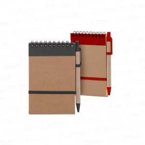 libreta con lapicero