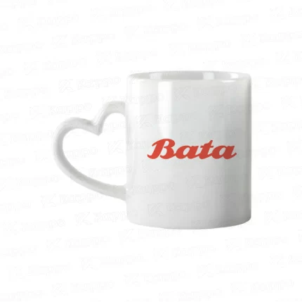 Taza blanca asa corazón 11 oz