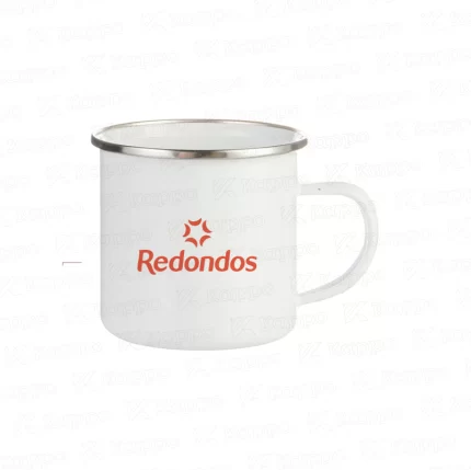Taza enamel blanco
