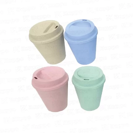 Jarro mug ecológico con tapa 360 ml